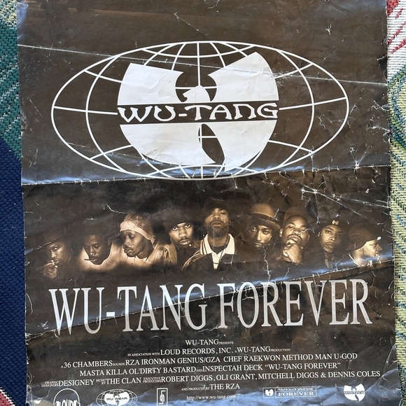 Wu Tang Clan Wu Tang Forever Poster Used - Picture 4 of 5